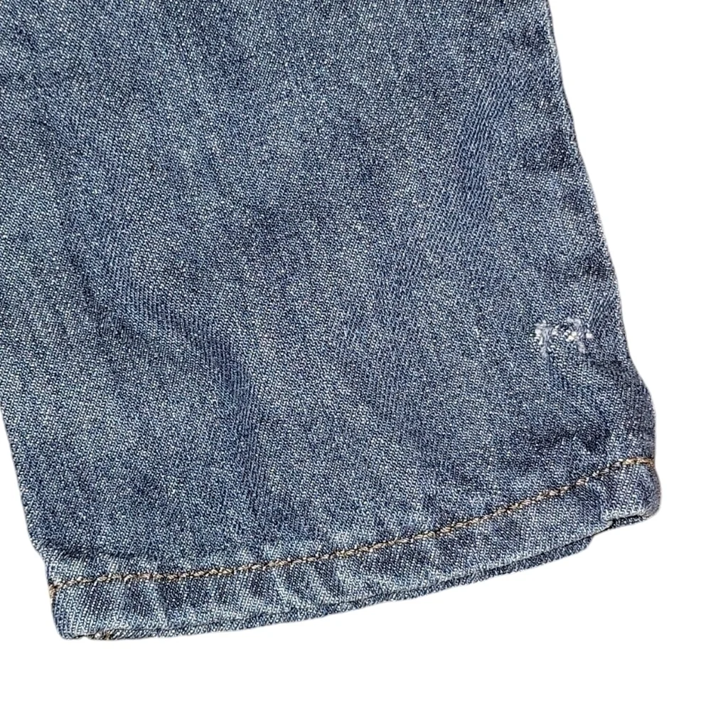 The children’s place size 4T blue jeans snap button, adjustable waist